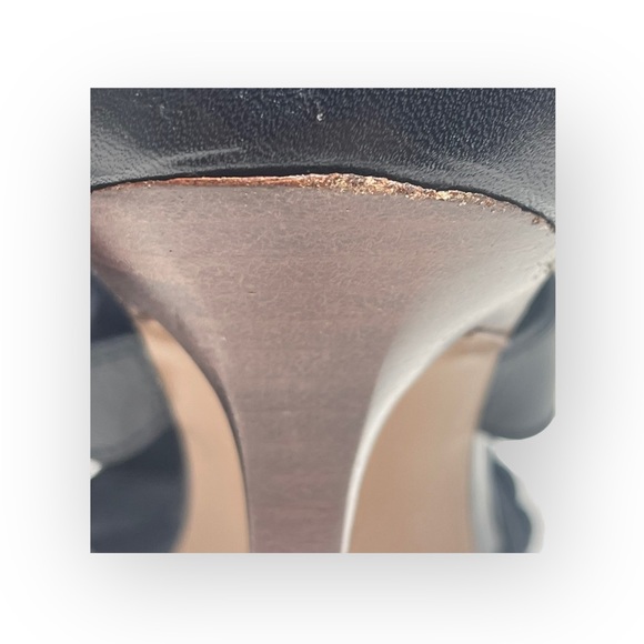 Tory Burch ✤ Fleur Nautical Rope Strappy Platform Stiletto Heel Sandals ✤ Navy 9 - Picture 5 of 16